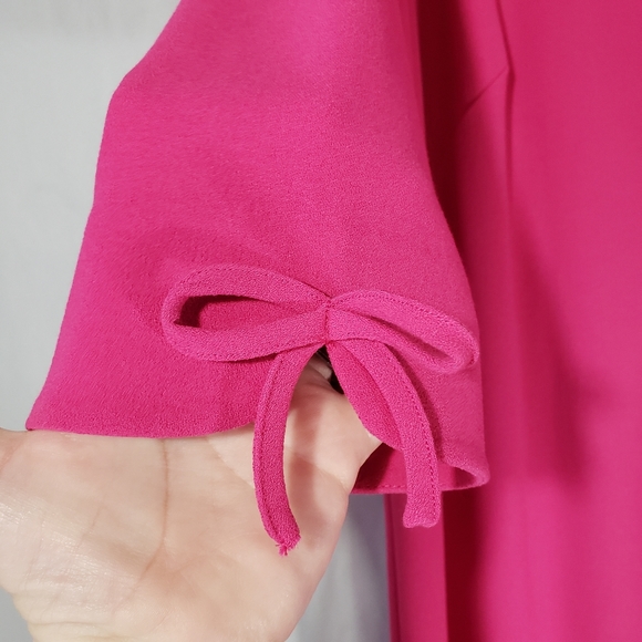 Talbots magenta shift sheath dress size 16w EUC - Picture 2 of 8